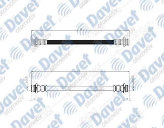SVAC 730131 Arka Fren Hortumu Micra Ii Abssiz  92-03  ####